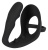 Black Velvets Ring & plug - Стимулятор простаты с эрекционным кольцом, 10,5 см (черный)