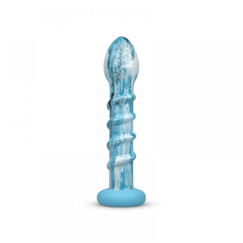 Стеклянный фаллоимитатор Gildo Ocean Wave Glass Dildo