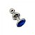 Wooomy Lollypop Double Ball Metal Plug S - Анальная пробка, 8.5х2.8 см (голубой) Wooomy Lollypop Double Ball Metal Plug S - Анальная пробка, 8.5х2.8 см (голубой)