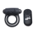 BANG! Remote Control Vibrating Cock Ring & Bullet - Перезаряжаемое эррекционное кольцо, 7,6 см (черный)