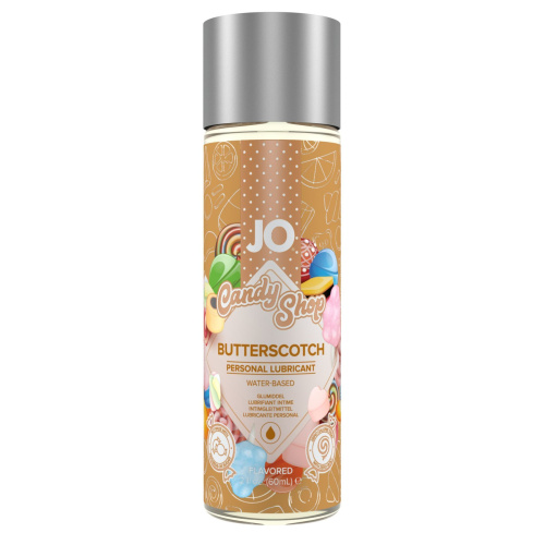 System JO H2O Candy Shop Butterscotch оральний лубрикант зі смаком ірисок, 60 мл - купити в Києві, Україні