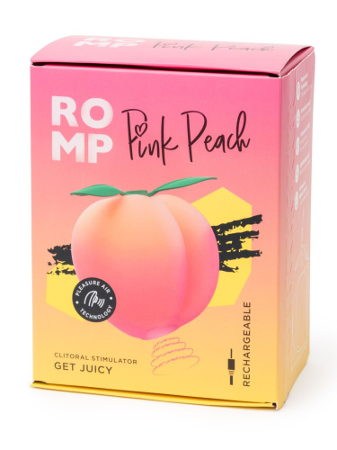Вакуумный клиторальный стимулятор Romp Pink Peach