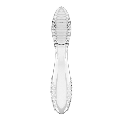 Двусторонний стеклянный дилдо Satisfyer Dazzling Crystal 2