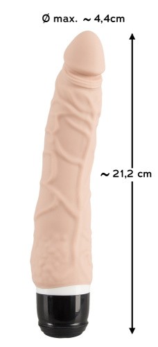 Orion - Classic Silicone # 3 Rechargeable - Вибратор реалистичный, 21.2х4.4 см