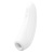 Satisfyer Curvy 1+ Вакуумно-волновой стимулятор с возможностью управления через приложение, 13.5х4.3 см (белый)