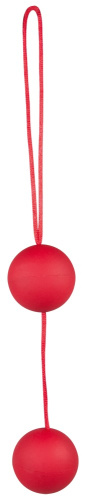 Velvet Red Balls - Вагінальні кульки, 23 см (червоний) - купити в Києві, Україні