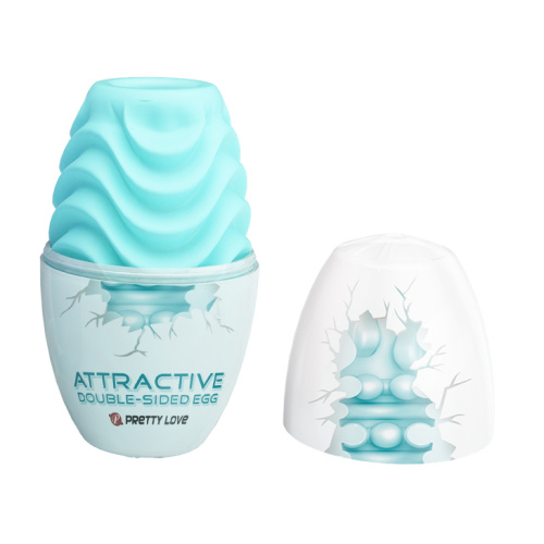 Pretty Love Attractive Double Sided Egg Masturbator – мастурбатор-яйце, 8.6х4.6 см - купити в Києві, Україні