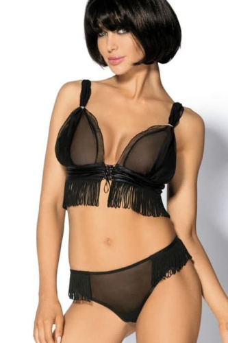 Kinga Ginger SET-151 - Сексуальный комплект, L/XL (чёрный)