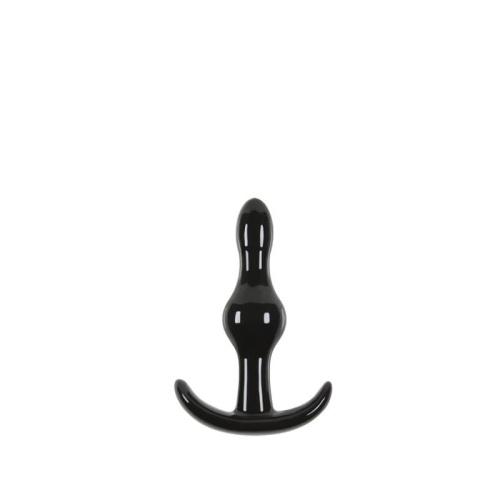 Ns Novelties Jelly Rancher Wave анальная пробка, 9.5х2.8 см (черный)
