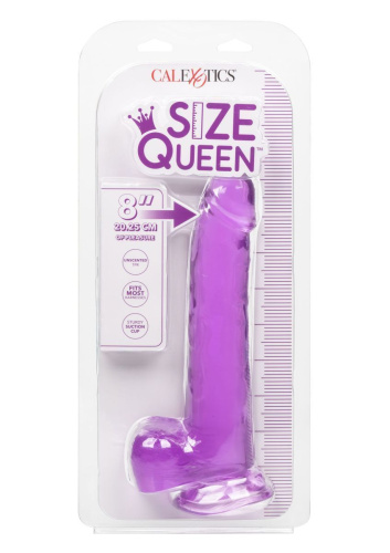 California Exotic Novelties Queen Size Dong 8 - Фаллоимитатор, 20.25х4.5 см (фиолетовый)