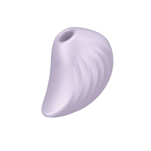 Satisfyer Pearl Diver - Вакуумный клиторальный стимулятор в виде ракушки, 9.1х5.1 см (фиолетовый)