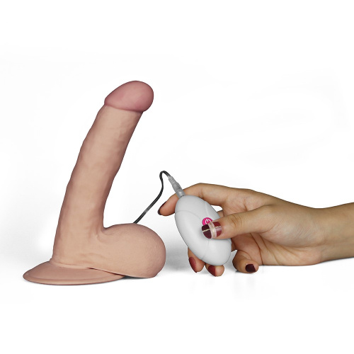 Вібратор LoveToy The Ultra Soft Dude Vibrating 7.5», 18 см - купити в Києві, Україні