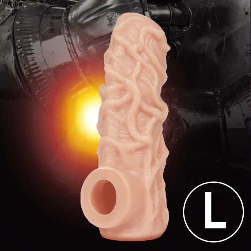 Насадка на член Kokos Nude Sleeve NS 004, L