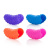 CalExotics Silicone Finger Swirls - Набор разноцветных насадок 5.8х2.5 см