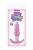 Ns Novelties Jelly Rancher T-plug Ripple - Анальная пробка, 7,6х3,2 см (розовый)
