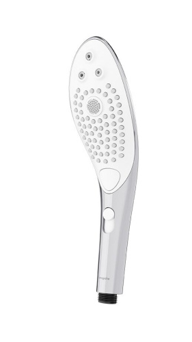 Womanizer Wave Chrome - Насадка-стимулятор для душу 2в1, масажер для інтимних зон, (сріблястий) - купити в Києві, Україні