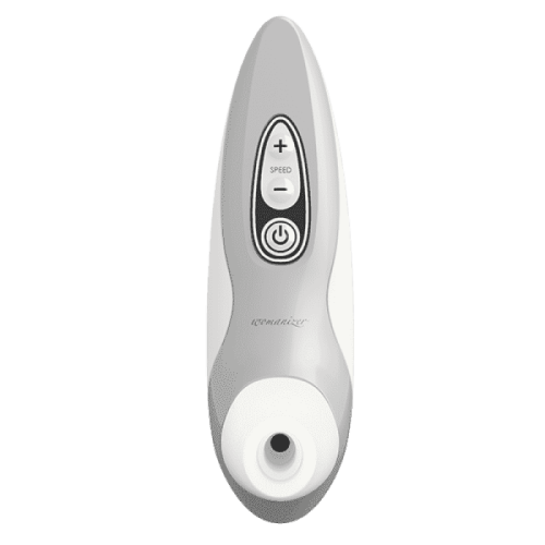 Womanizer Pro40 - Вакуумный стимулятор клитора, 16х4.5 см (белый)