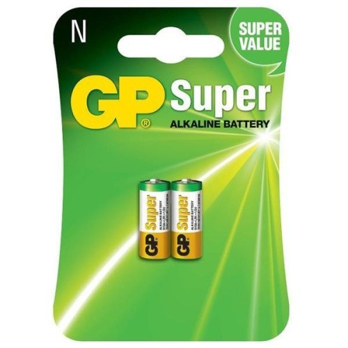 GP Super alkaline - Лужна батарейка LR1 (N, 1.5V), 2 штуки - купити в Києві, Україні