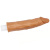 LoveToy Pleasure X-Tender Penis Sleeve Brown Add 2 LoveToy Pleasure X-Tender Penis Sleeve Brown Add 2