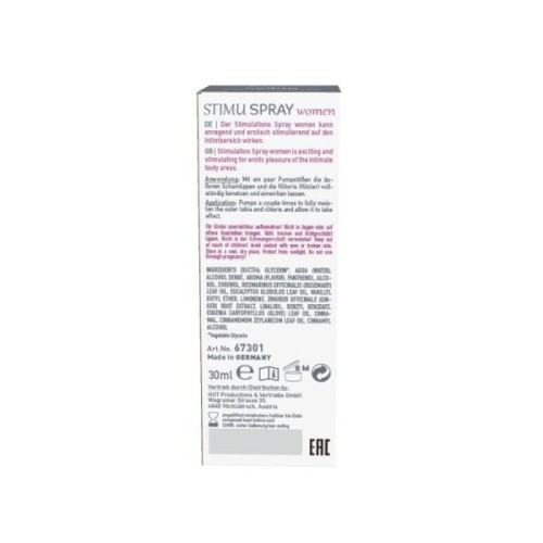 Stimulation Stimulation Spray for women - Стимулирующий спрей для женщин, 30 мл
