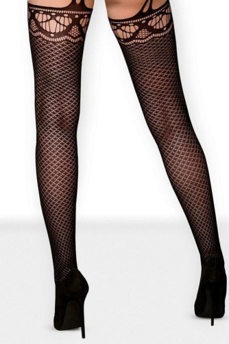 Obsessive S226 - Чулки с поясом, S/M/L