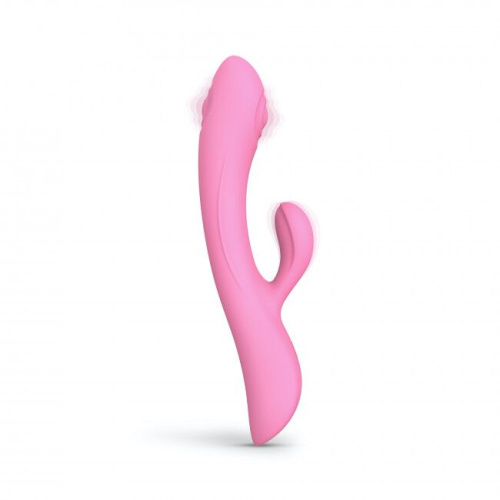 Love To Love Bunny & Clyde pink passion - Вибратор-кролик 22,5 см (розовый)