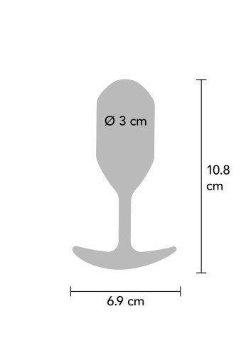 Анальная пробка ToyJoy Weighted Plug, 10.8 см