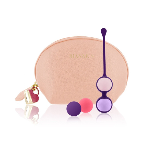 Rianne S: Pussy Playballs Nude Набор вагинальных шариков, 3 см ( бежевый)