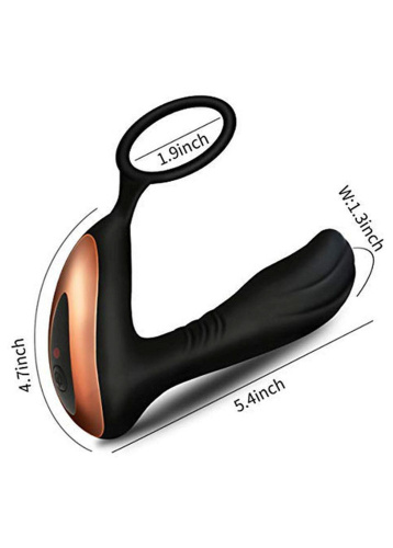 Массажер простаты D Series Prostate Massager With Ring, 10 Function