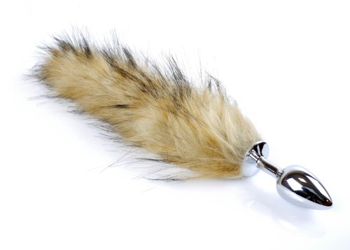 Boss Fox TAIL Brown XL - Анальна пробка з хвостом, 6,5х2,7 см (коричневий) - купити в Києві, Україні
