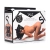 Tailz Black Cat Tail Anal Plug & Mask Set - ролевой БДСМ набор кота: маска и анальная пробка с хвостом