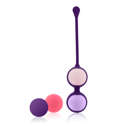 Rianne S: Pussy Playballs Nude Набор вагинальных шариков, 3 см ( бежевый)