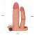 LoveToy Pleasure X-Tender Vibrating Double Penis Sleeve Flesh Add 1" - Насадка на пенис, 18 см (телесный) LoveToy Pleasure X-Tender Vibrating Double Penis Sleeve Flesh Add 1" - Насадка на пенис, 18 см (телесный)
