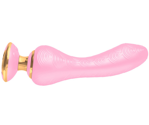 Shunga Sanya Intimate Massager - Вибратор для точки G, 18.5х3.8 см (розовый)