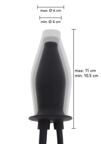 Надувная анальная пробка Hidden Desire Extreme Inflatable Lubricating