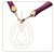 Zalo Bess Pin Point Vibrator - Изысканный вибратор для клитора с насадками, 22х3.3 см (фиолетовый)