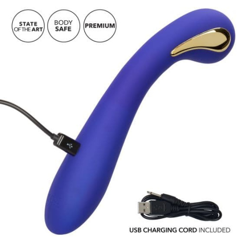 CalExotics Estim Petite G Wand - вибромассажер точки G с электростимуляцией, 14х3,25 см.