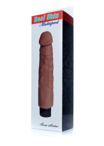 Real Skin Multispeed Flesh - Вибратор, 23 см (телесный)