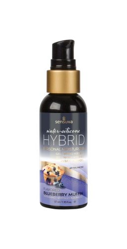 Sensuva Hybrid Blueberry Muffin - Смазка водно-силиконовая для обычного или орального секса, (черничный маффин) 57 мл.