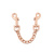 Поножі Liebe Seele Rose Gold Memory Ankle Cuffs - купити в Україні | Секс шоп SEX-SHOP.ua