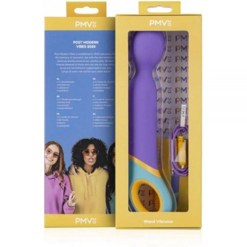 PMV20 Base - Wand Vibrator универсальный вибромассажер с вращением, 24х4 см