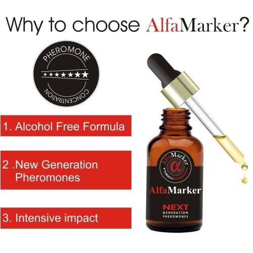 AlfaMarker for Men - Ароматная эссенция с феромонами для мужчин, 5 мл