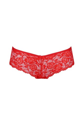 Passion Raja Thong трусики-бразиліана з квіткового мережива, L/XL (червоний) - купити в Києві, Україні