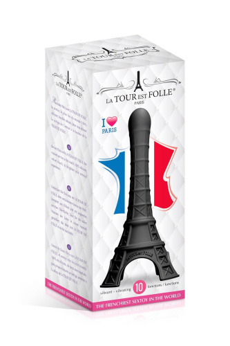 Вибратор La Tour Est Folle Paris Black, 21.8 см
