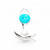Анальная пробка NS Novelties Cosmic Glams - Small - Blue Анальная пробка NS Novelties Cosmic Glams - Small - Blue