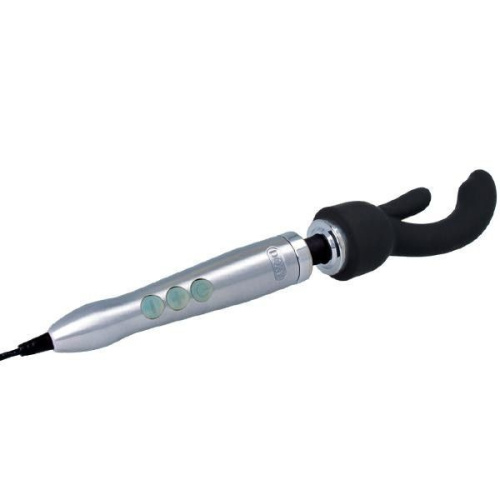 Doxy Number 3 Nexus Rabbit Massager - Насадка для вибромассажера, 14х4 см (чёрный)