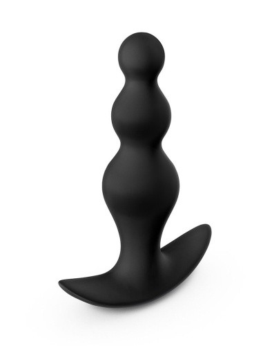 Dorcel Training Beads M - анальная елочка, 10х3.2 см (черный)