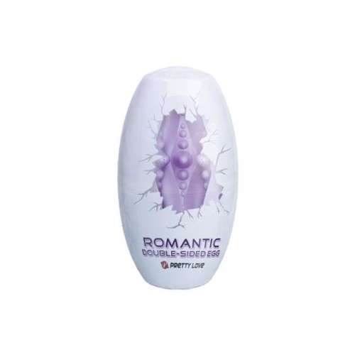 Pretty Love Romantic Double Sided Egg Masturbator - Мастурбатор, 8,6х4.6 см (фиолетовый)