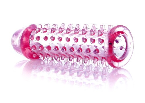 Penis Sleeve - рельефная насадка на пенис, (розовый)