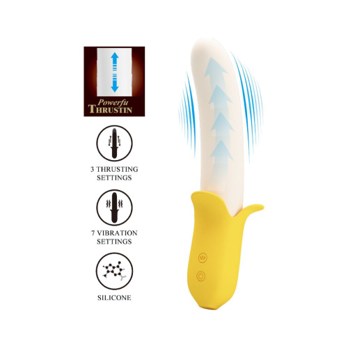 Pretty Love Banana Geek Vibrator - Вибратор, 19,5 см (желтый)